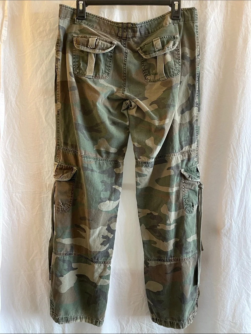 Cello Green Camouflage Cargo Pants